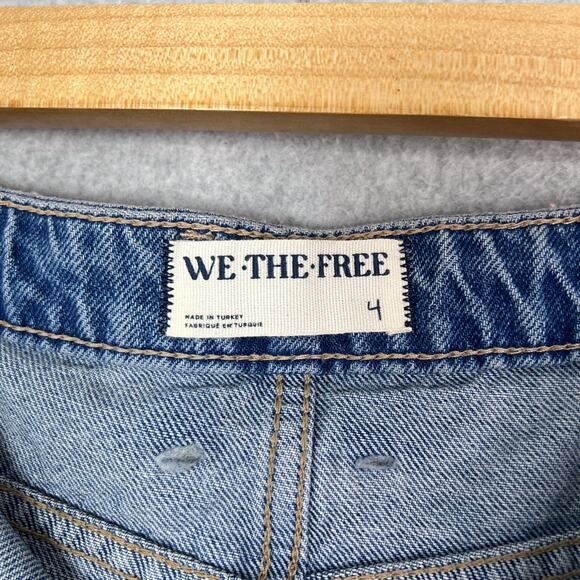 Free People We The Free Size 4 Come As You Are Denim Maxi Skirt in Sapphire Blue - Picture 9 of 10